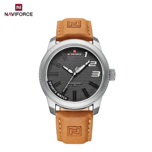 ساعت مردانه NAVIFORCE NF9202L قهوه ای روشن